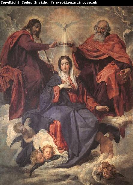 Diego Velazquez The Coronation of the Virgin